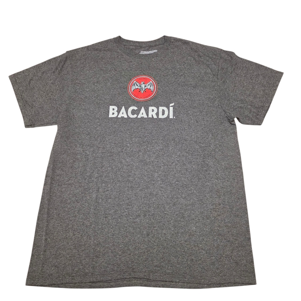 Bacardi Gray Men's T-Shirt Sz L